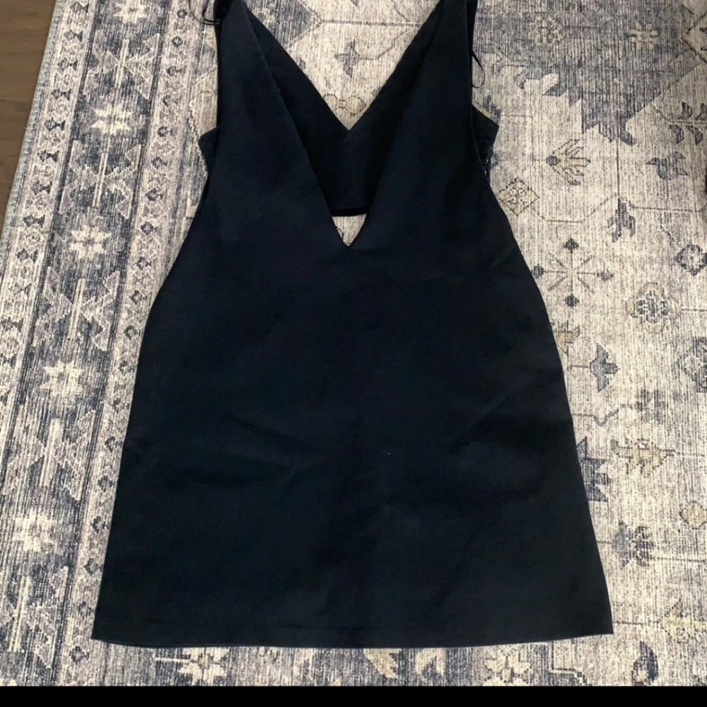 Zara Navy Mini Crop Dress